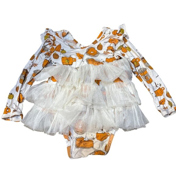 Spearmint Love Baby Halloween Ruffle Romper 2Y - Picture 4 of 4